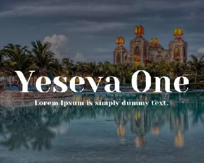 Yeseva One font