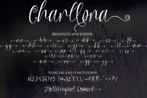 Charllona font