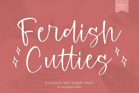 Ferdish Cutties font