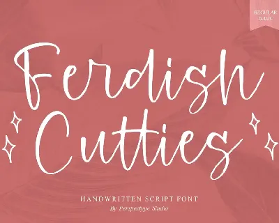 Ferdish Cutties font