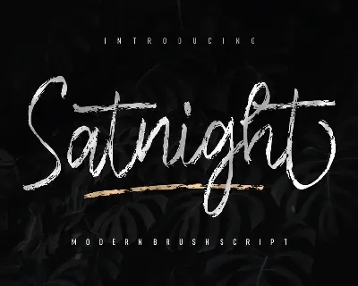 Satnight font