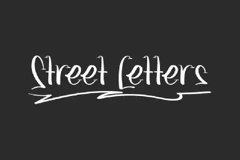 Street Letters Script font