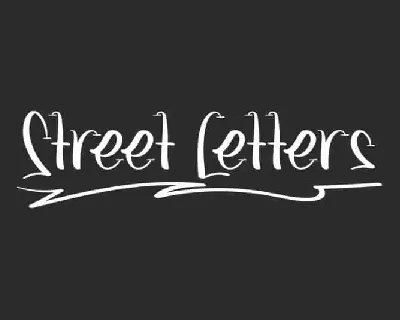 Street Letters Script font