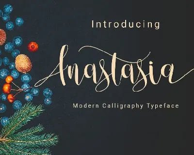 Anastasia Script font
