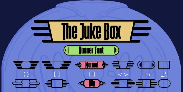 The Juke Box font