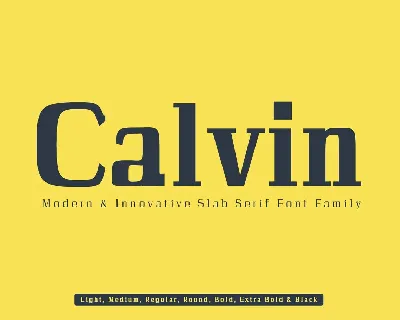 Calvin font