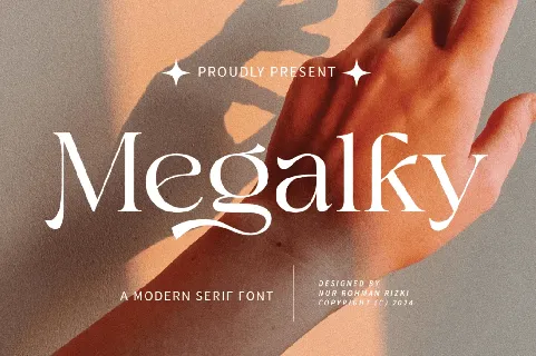 Megalky font