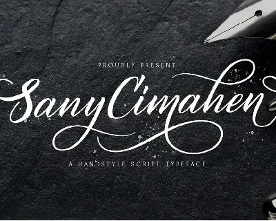 Sany Cimahen font