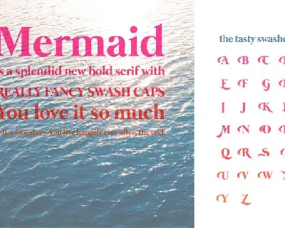 Mermaid font