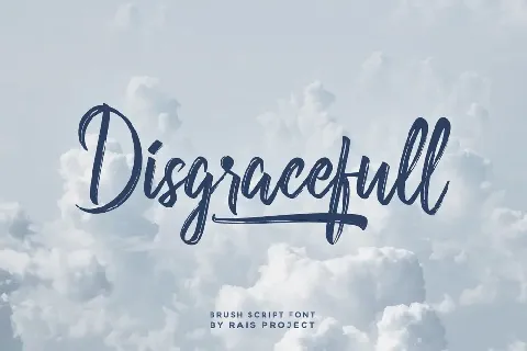 Disgracefull Demo font