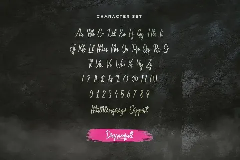 Disgracefull Demo font