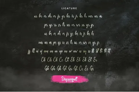 Disgracefull Demo font