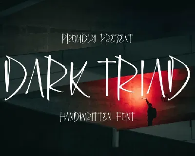 Dark Triad font