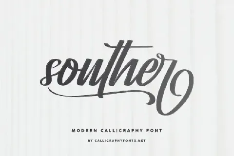 Souther Brush Script font