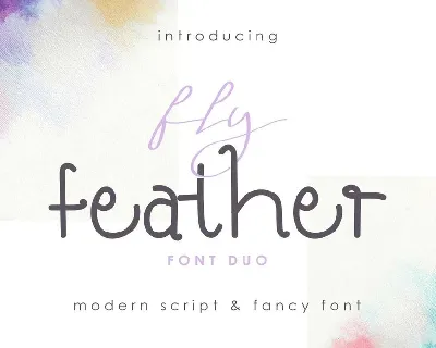 Fly Feather font