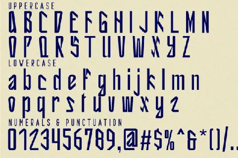 Generational Stereotypes font