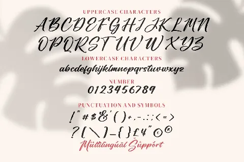 Betanty font