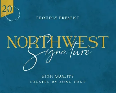 Northwest Signature font