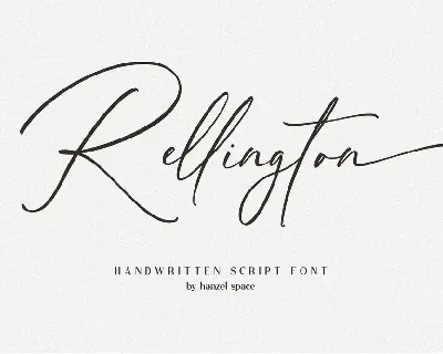 Rellington font