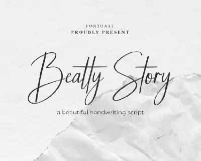 Beatty Story font