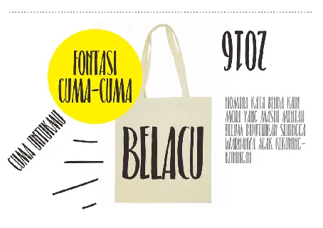 Belacu font