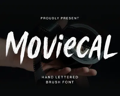 Moviecal font