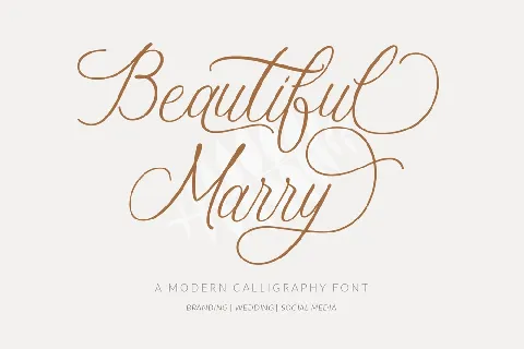 Beautiful Marry font