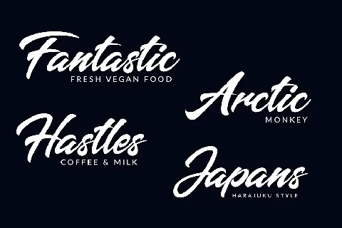 Batoshi Brush font