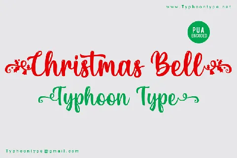 Christmas Bell - Personal Use font