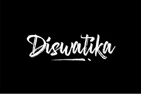 Diswatika Demo font