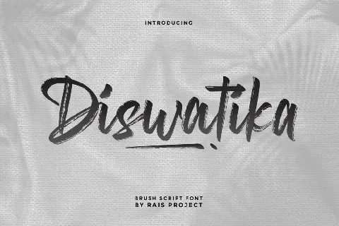 Diswatika Demo font