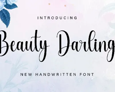 Beauty Darling font