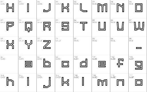 Super G-Type 2 font