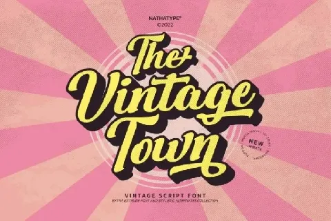 The Vintage Town font