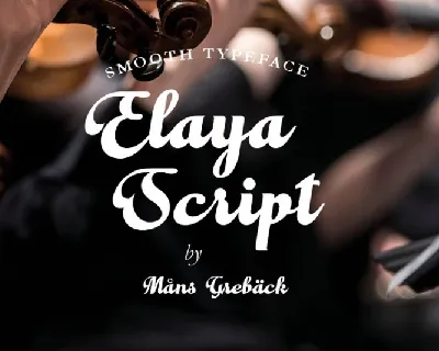 Elaya Script font