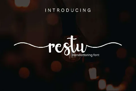 Restu Script font