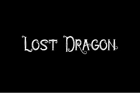 Lost Dragon Demo font