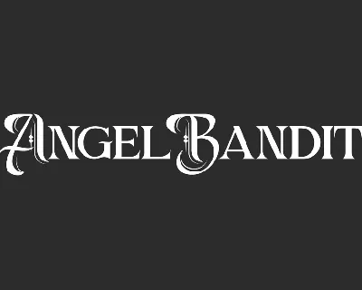 Angel Bandit Demo font