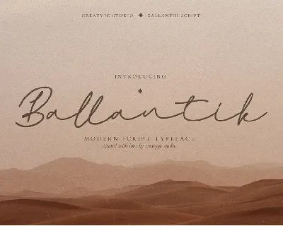 Ballantik font