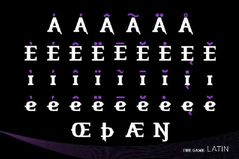 Hu The Game Serif font