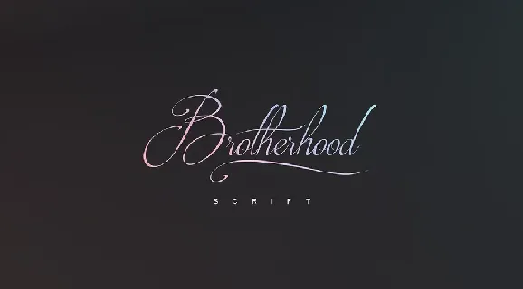 Brotherhood Script font