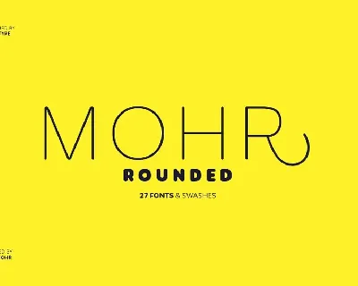 Mohr Rounded font