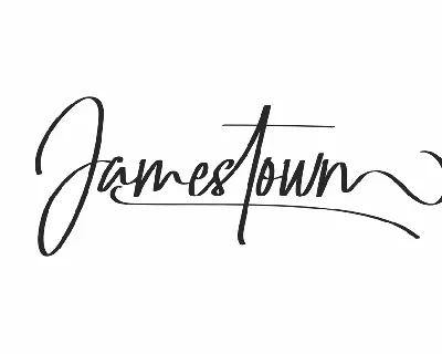 Jamestown Demo font