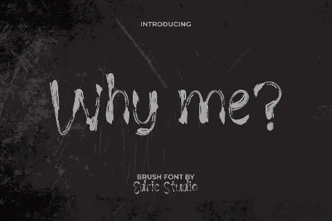 Why Me Demo font