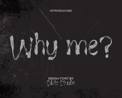 Why Me Demo font