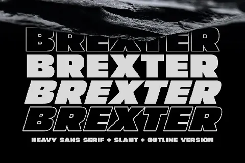 Brexter Display font