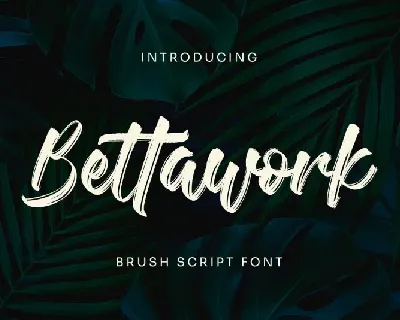 Bettawork font