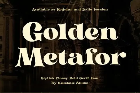 Golden Metafor Serif font