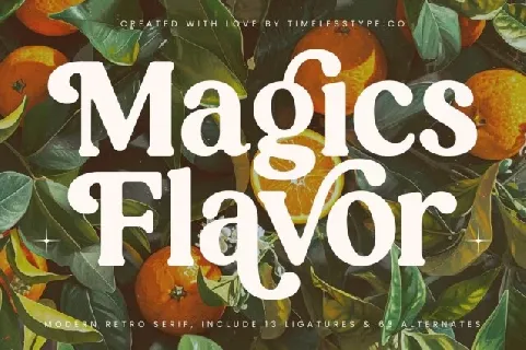 Magics Flavor font