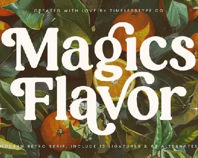 Magics Flavor font